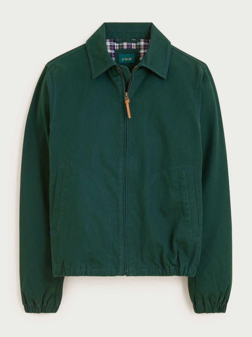 Harrington Jacket in Cotton Twill Green BJ059